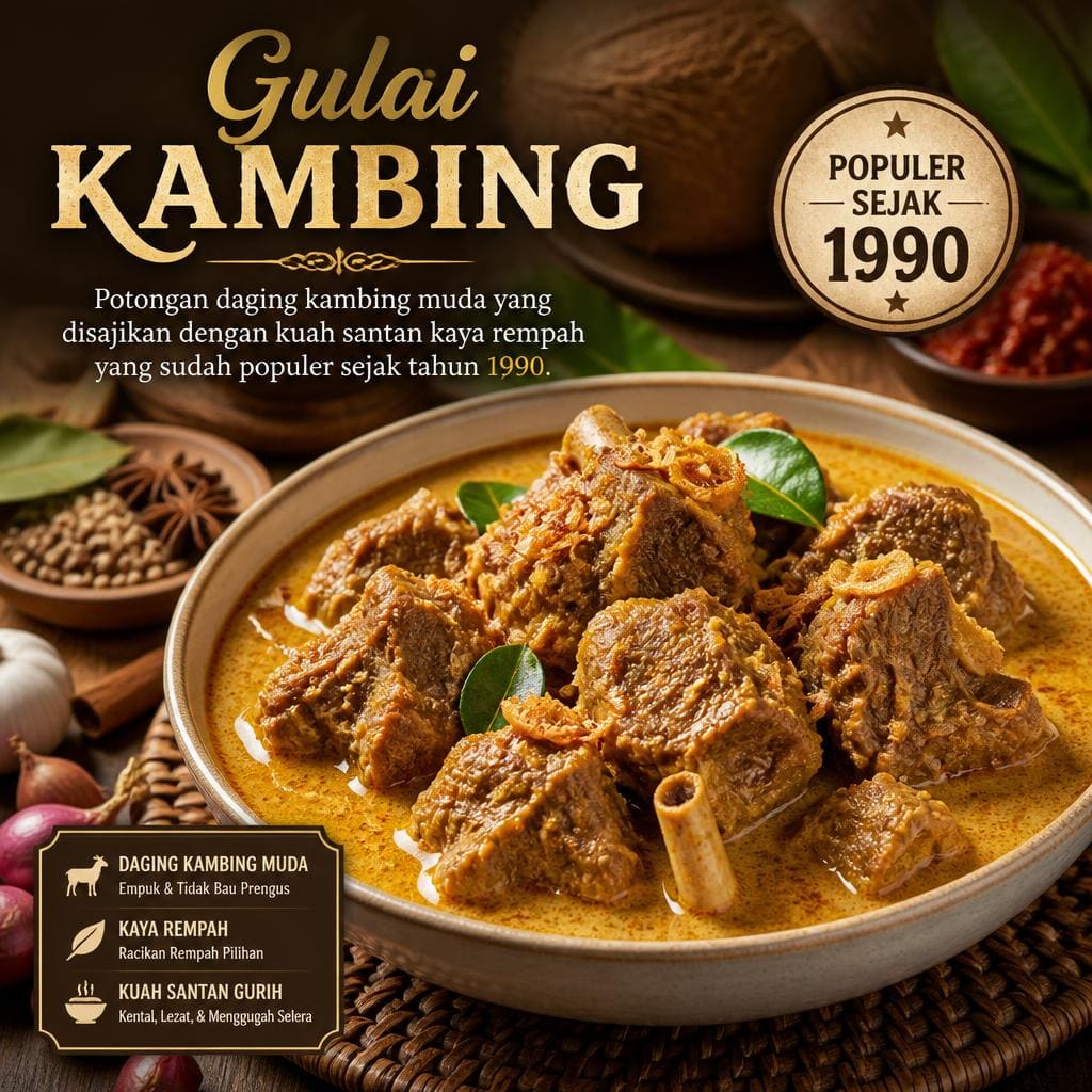 Gulai Kambing di RM Bumi Aki